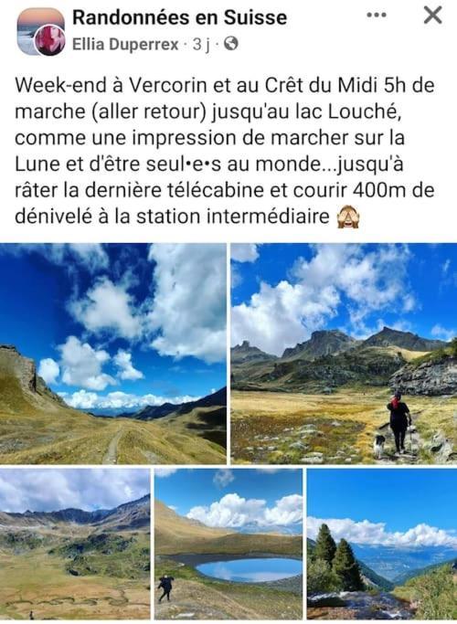 Vacances En Tout Tranquillite A Vercorin Dış mekan fotoğraf